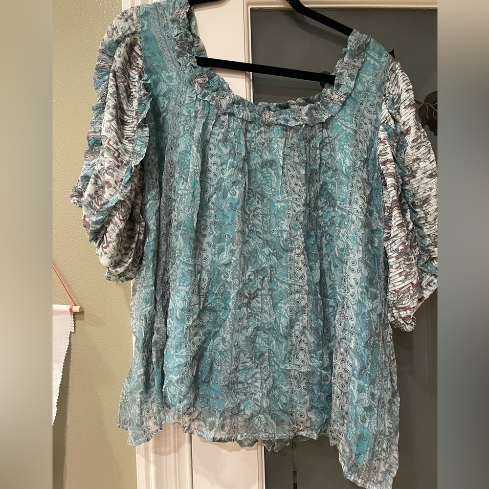 Anthropologie blouse new with tags size L